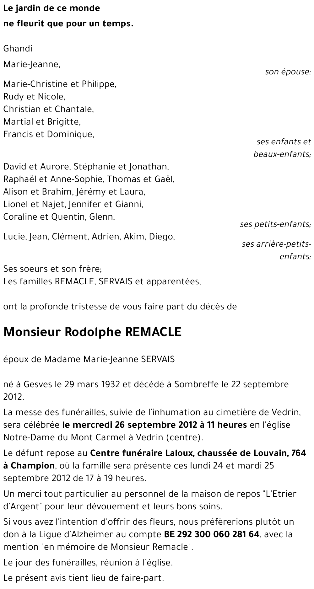 Rodolphe REMACLE