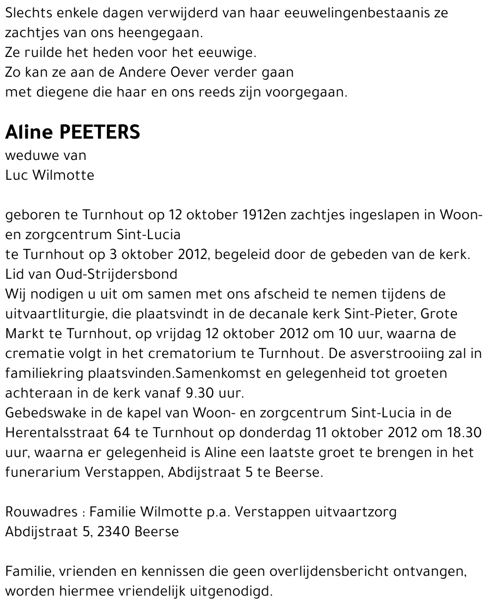 Aline Peeters
