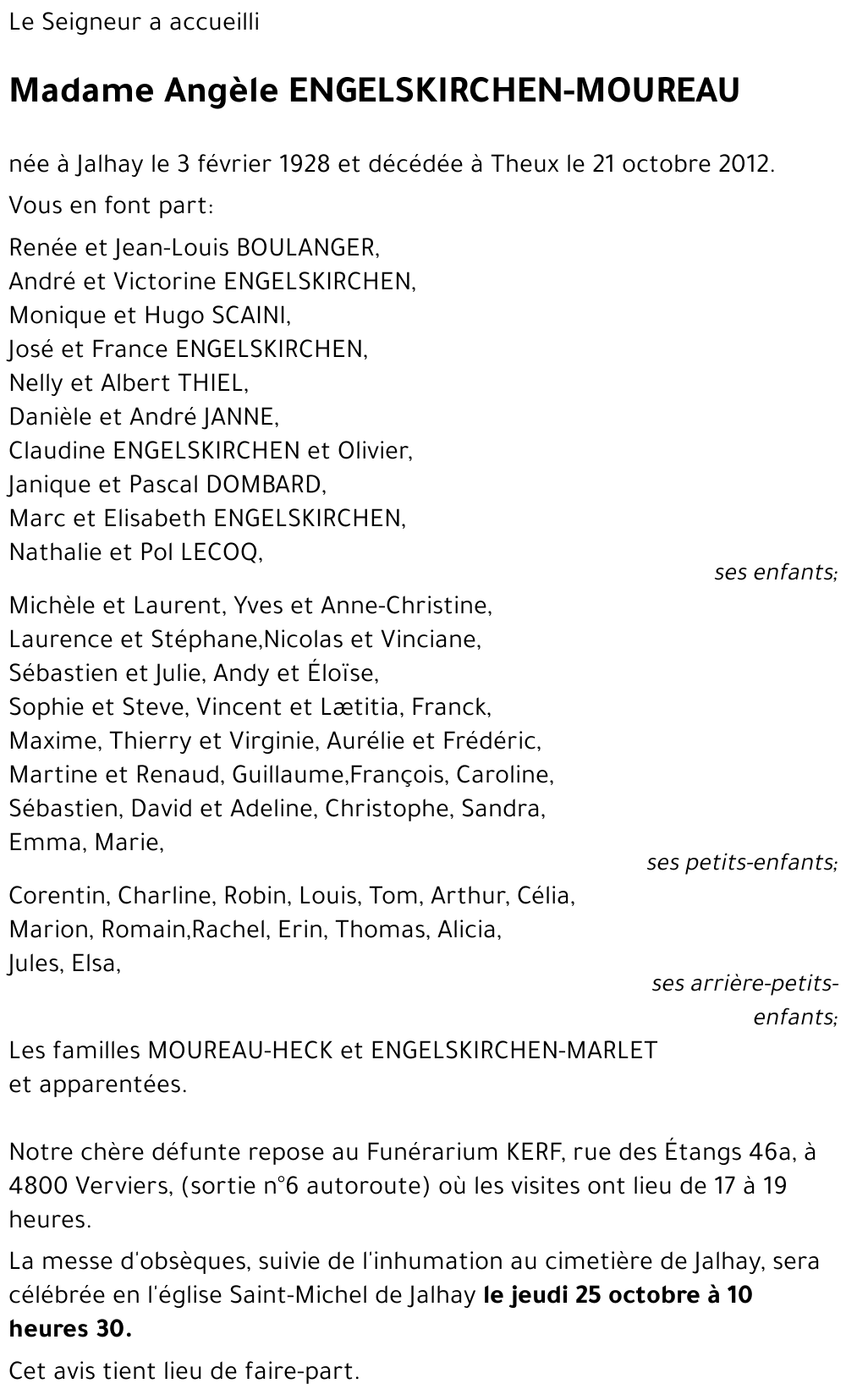 Angèle ENGELSKIRCHEN-MOUREAU