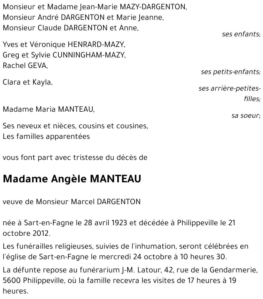 Angèle Manteau
