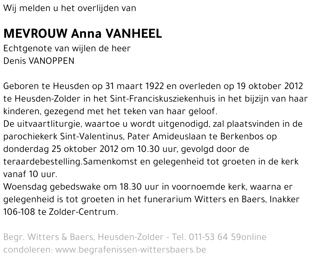 Anna Vanheel