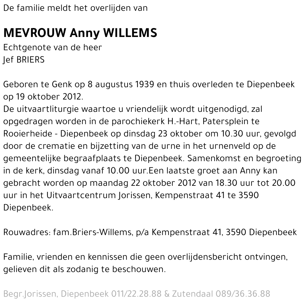 Anny Willems