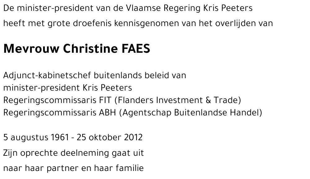 Christine FAES