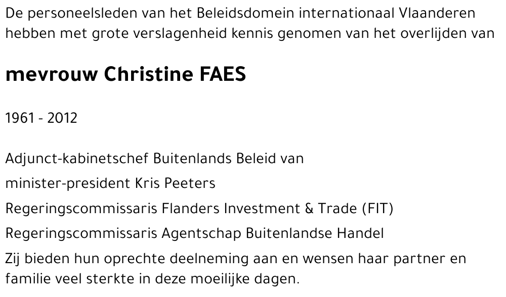 Christine FAES