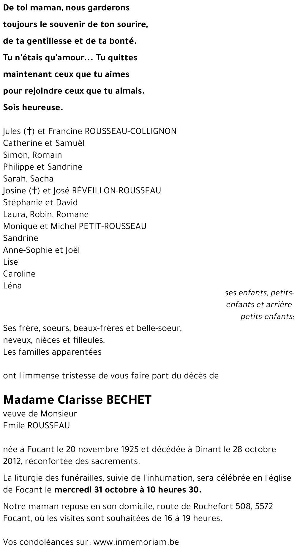 Clarisse BECHET