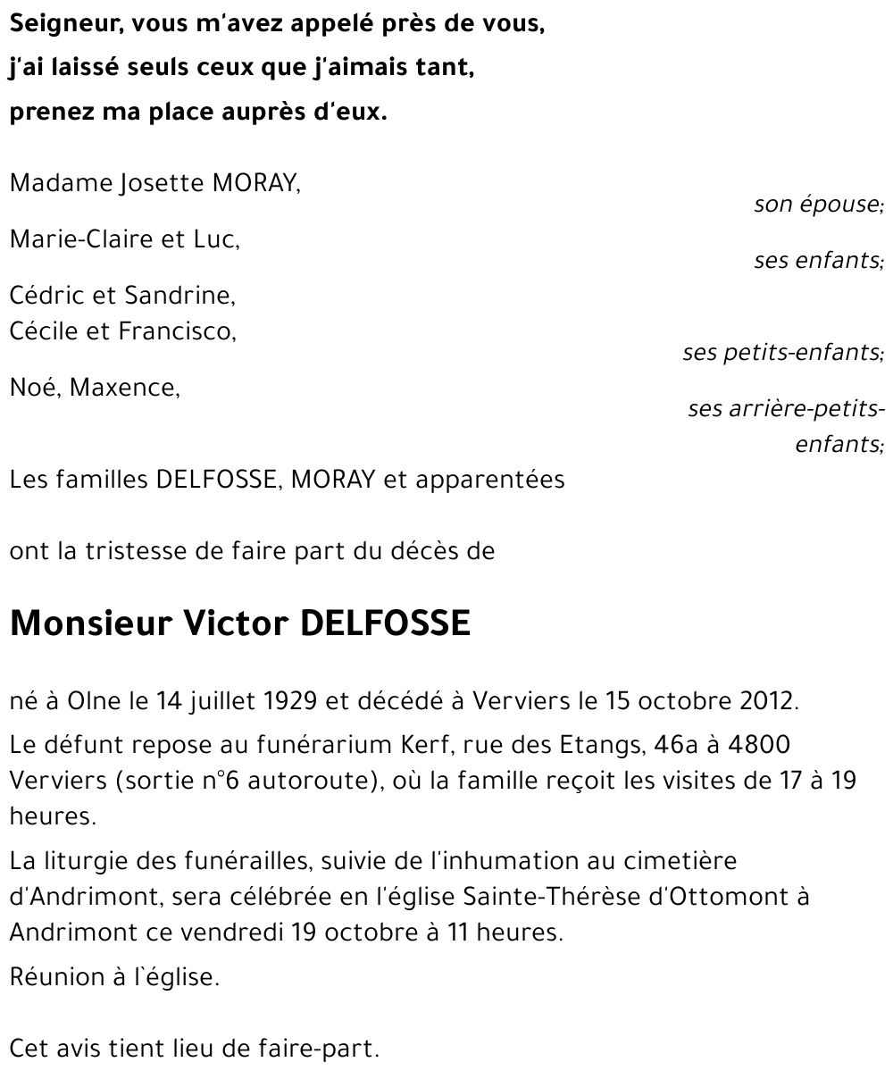 DELFOSSE Victor