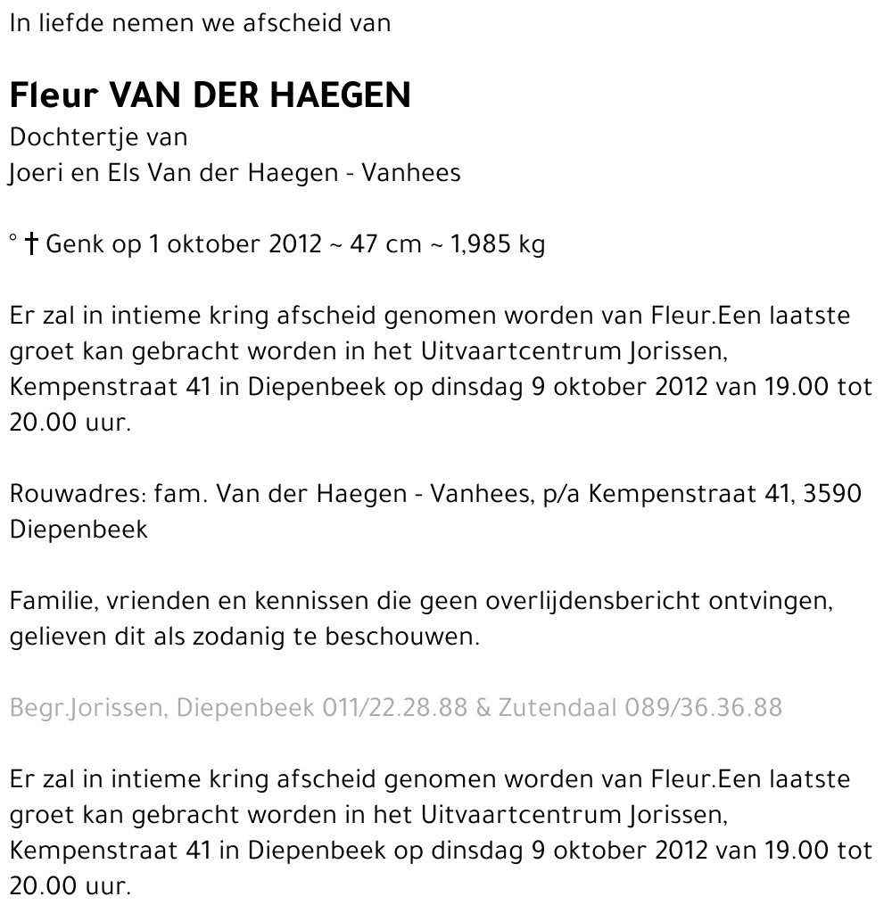 Fleur Van der Haegen