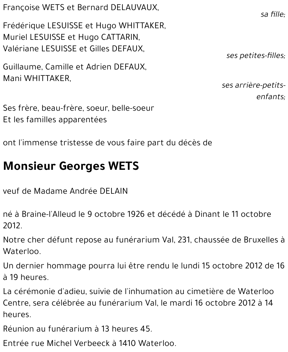 Georges WETS