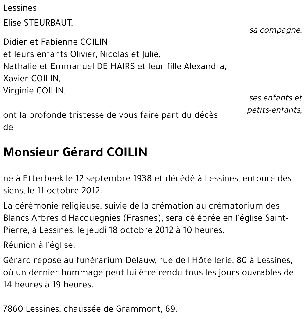 Gérard COILIN