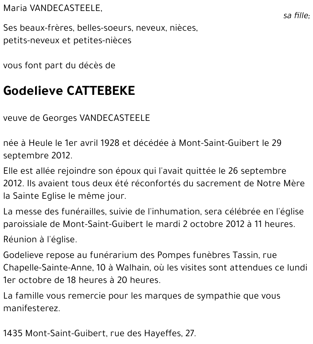 Godelieve CATTEBEKE