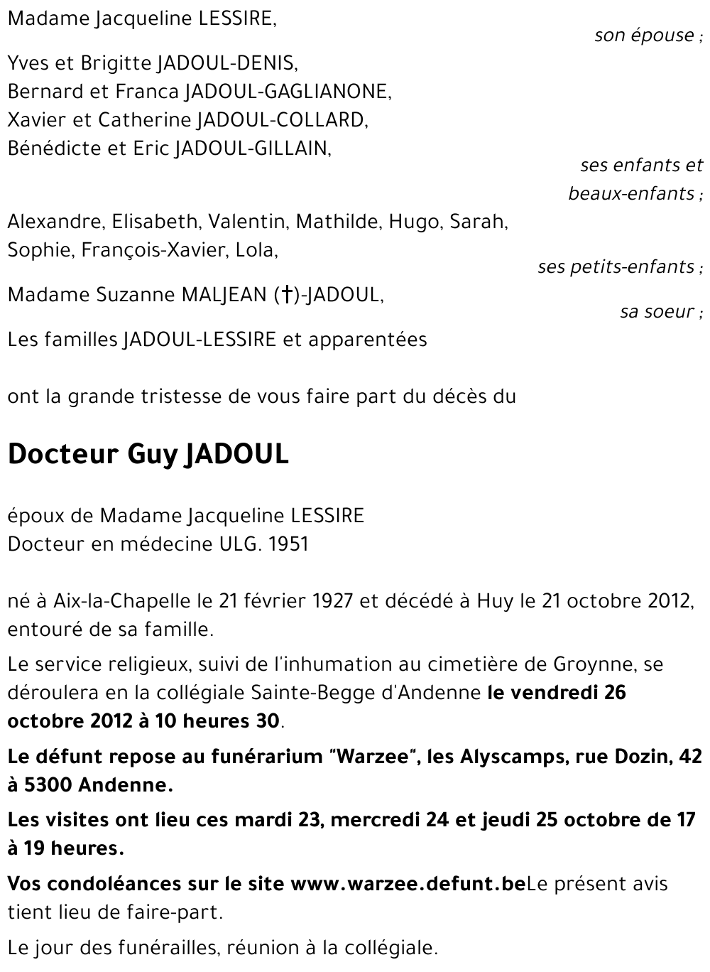 Guy JADOUL