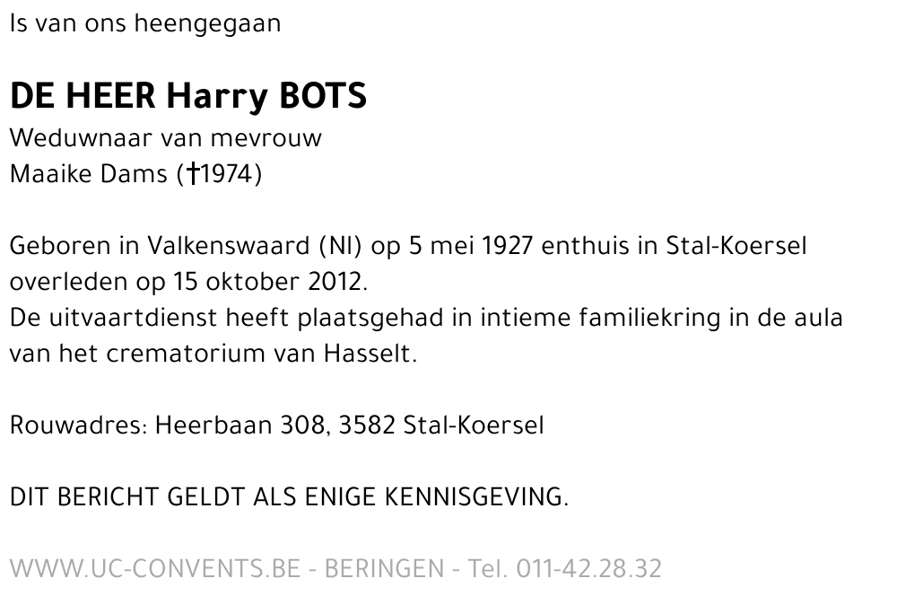 Harry Bots