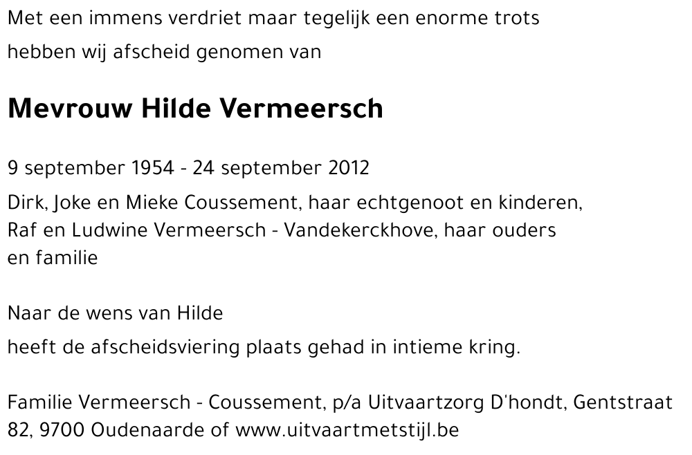 Hilde Vermeersch