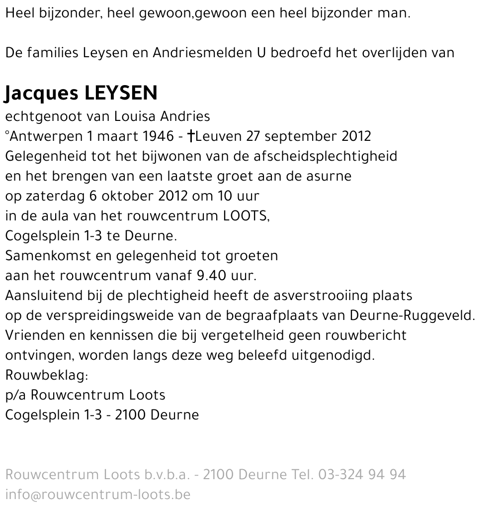 Jacques Leysen