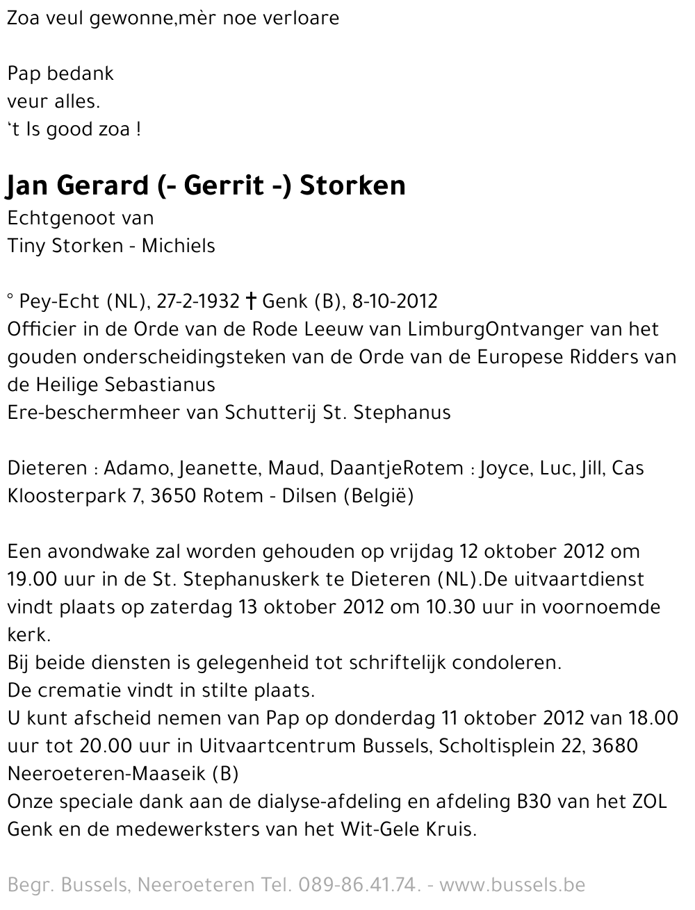 Jan Gerard Storken