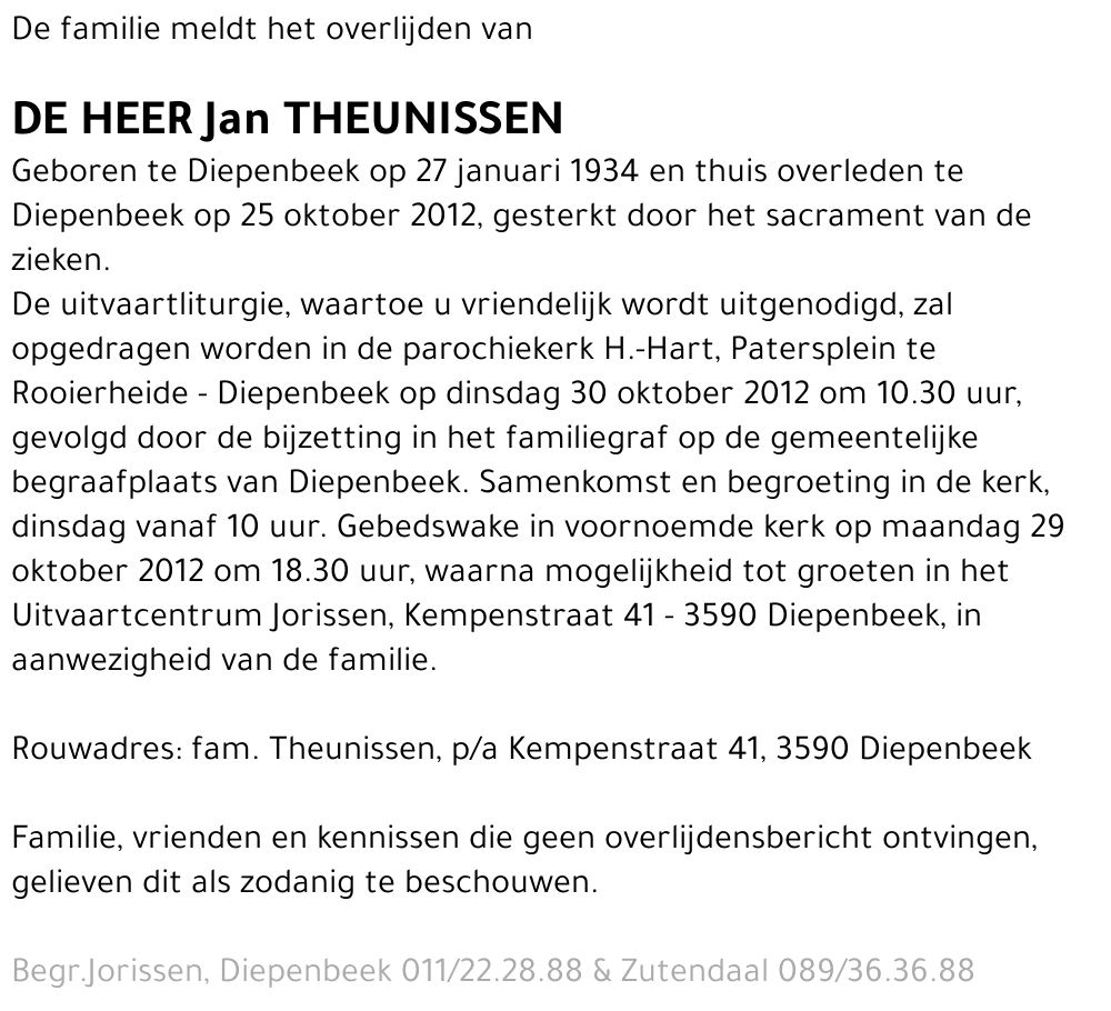 Jan Theunissen