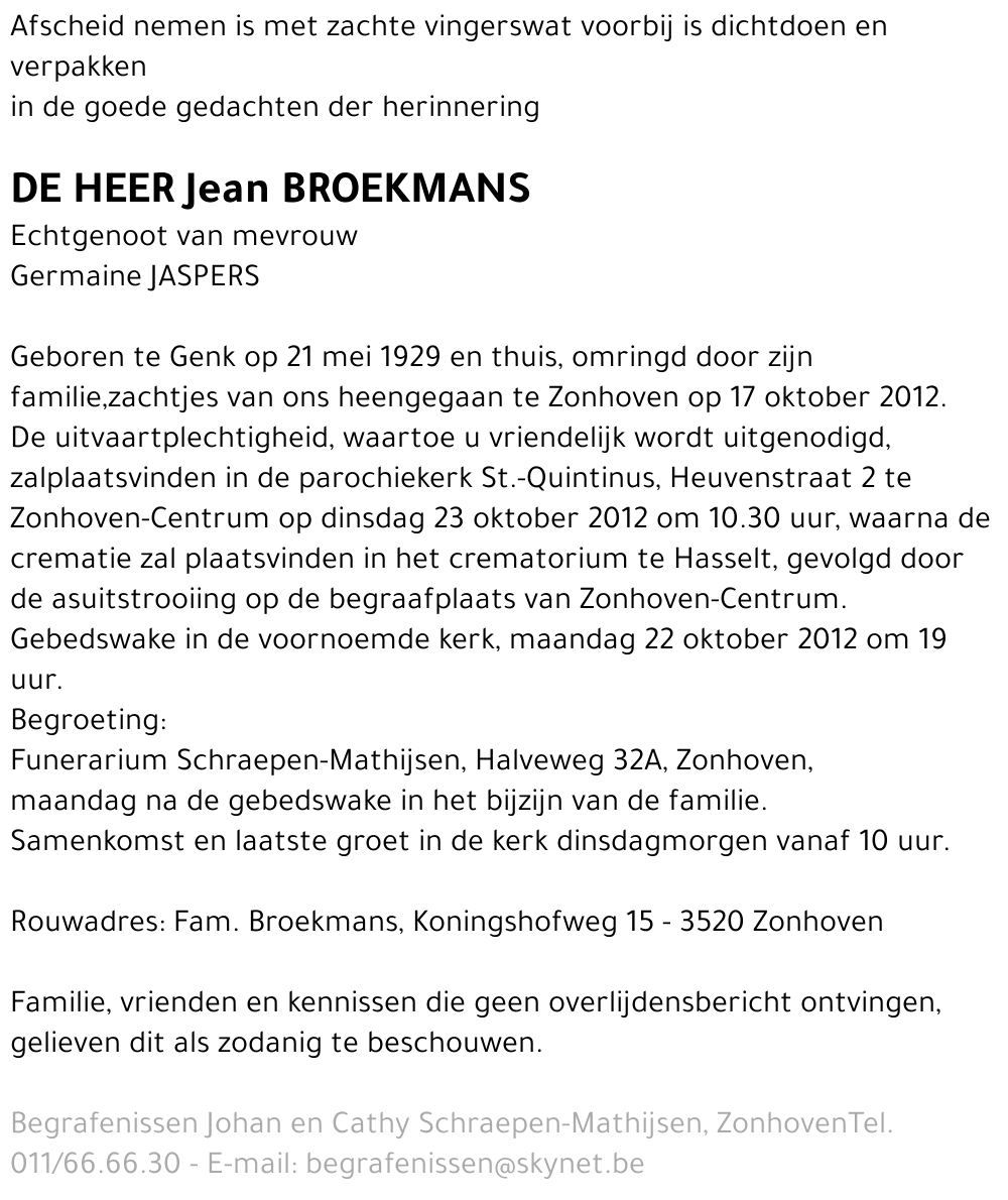Jean Broekmans