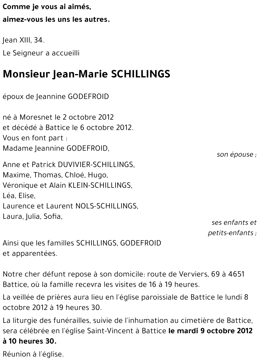 Jean-Marie SCHILLINGS
