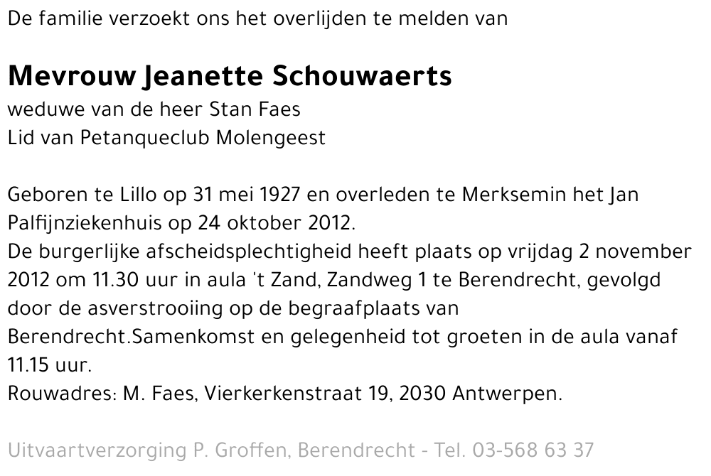Jeanette Schouwaerts