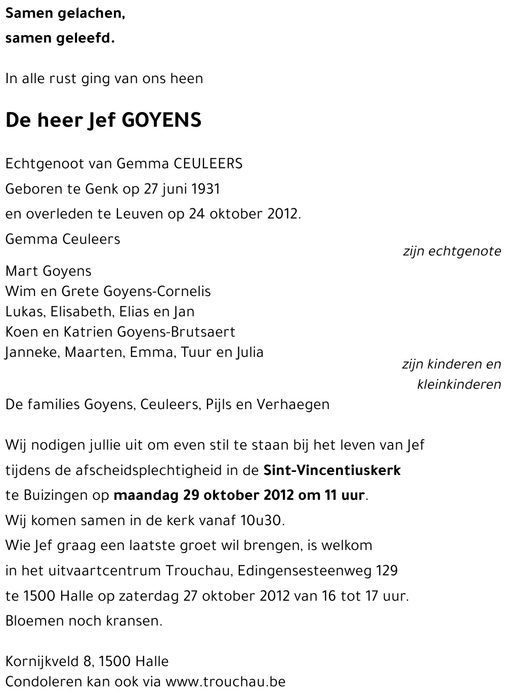 Jef GOYENS
