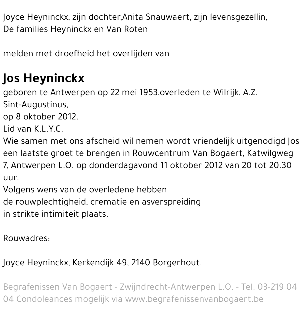 Jos Heyninckx