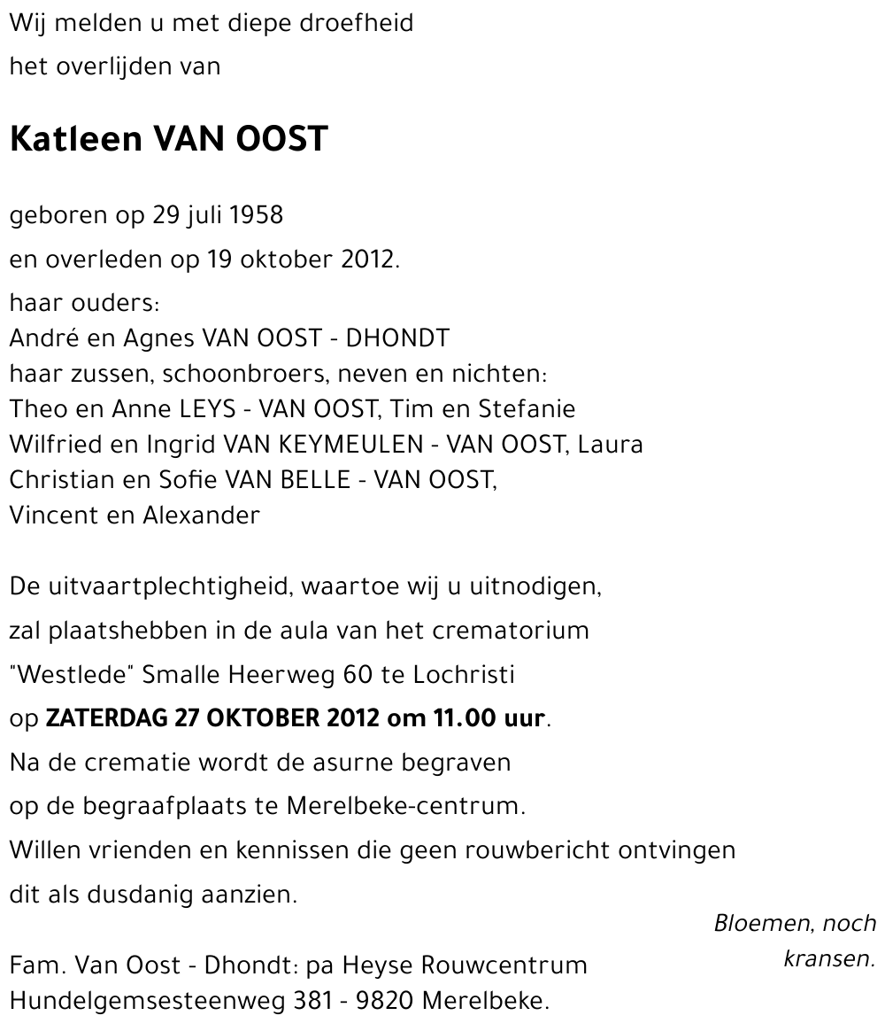 Katleen VAN OOST