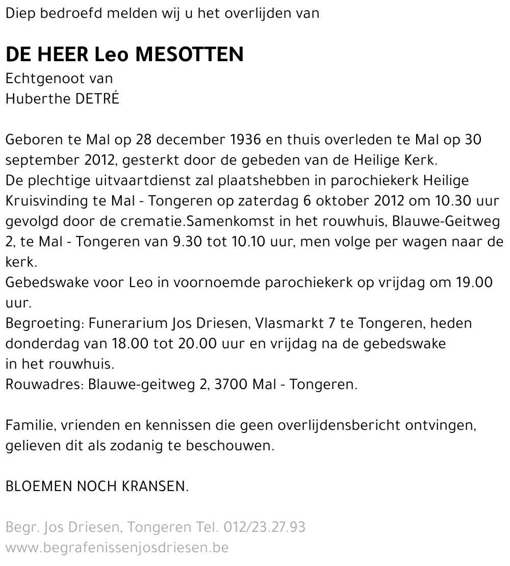Leo Mesotten