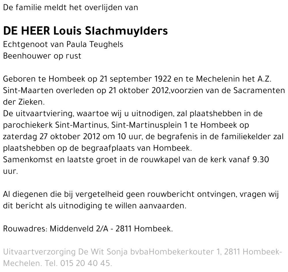 Louis Slachmuylders