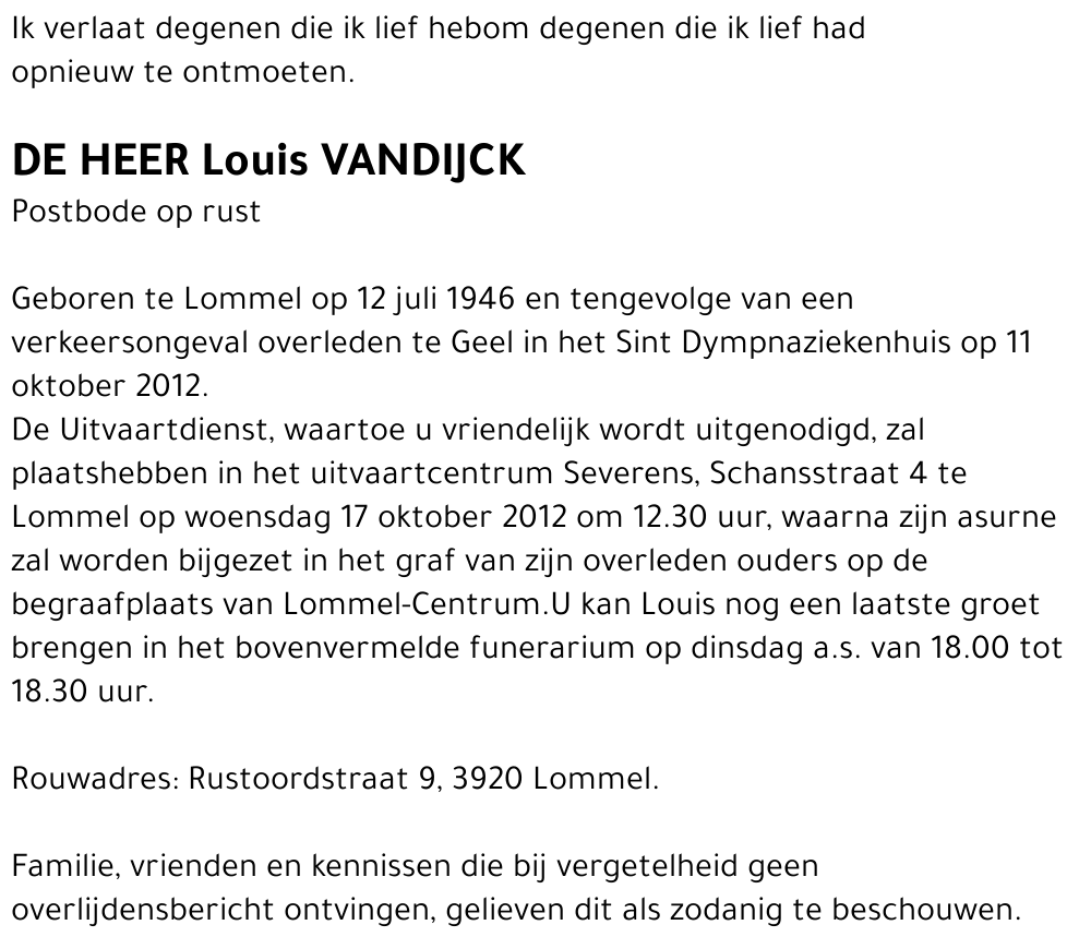 Louis Vandijck