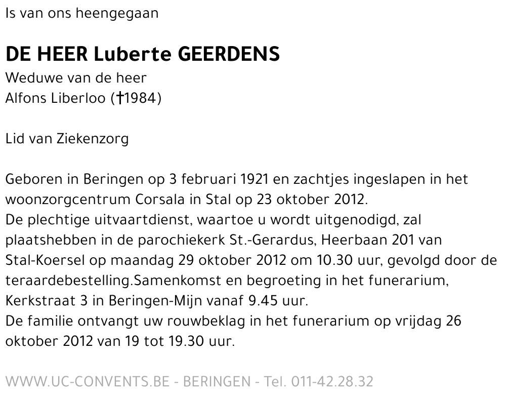 Luberte Geerdens