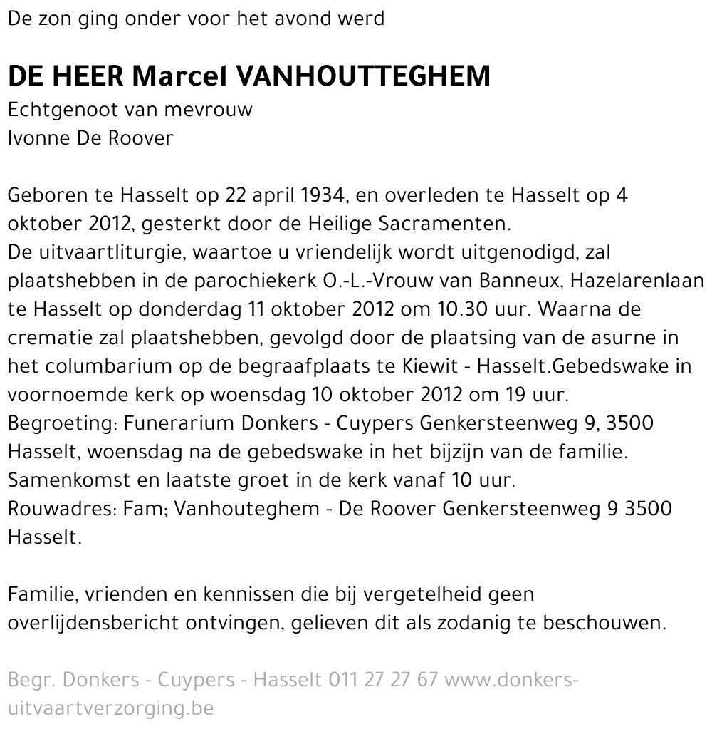 Marcel Vanhoutteghem