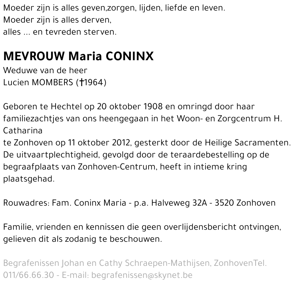 Maria Coninx