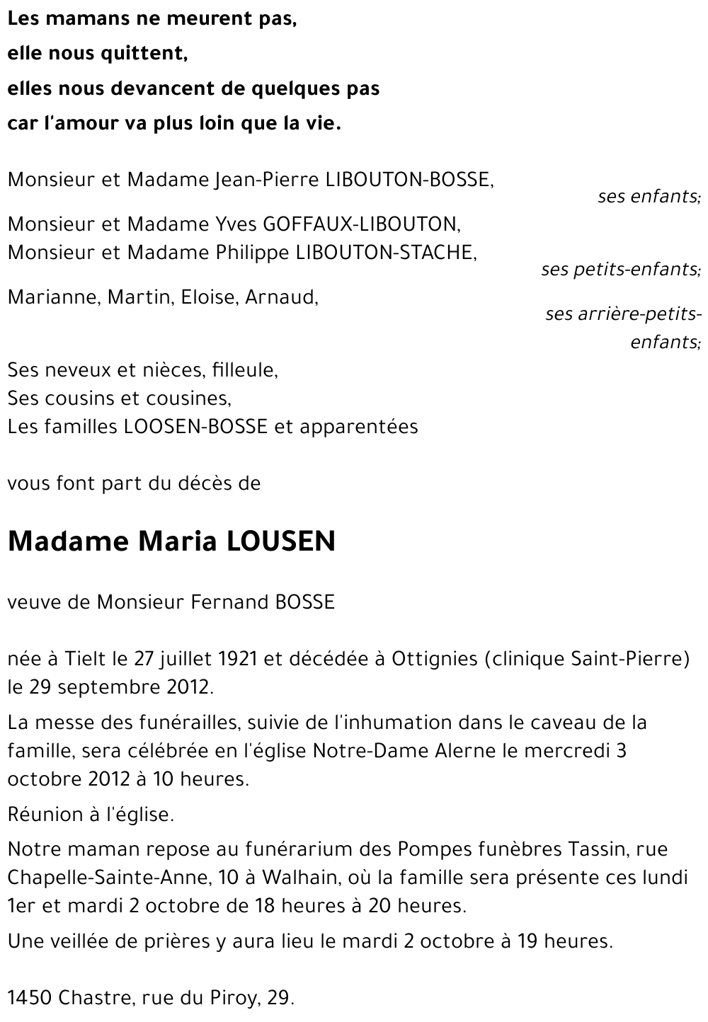 Maria LOUSEN