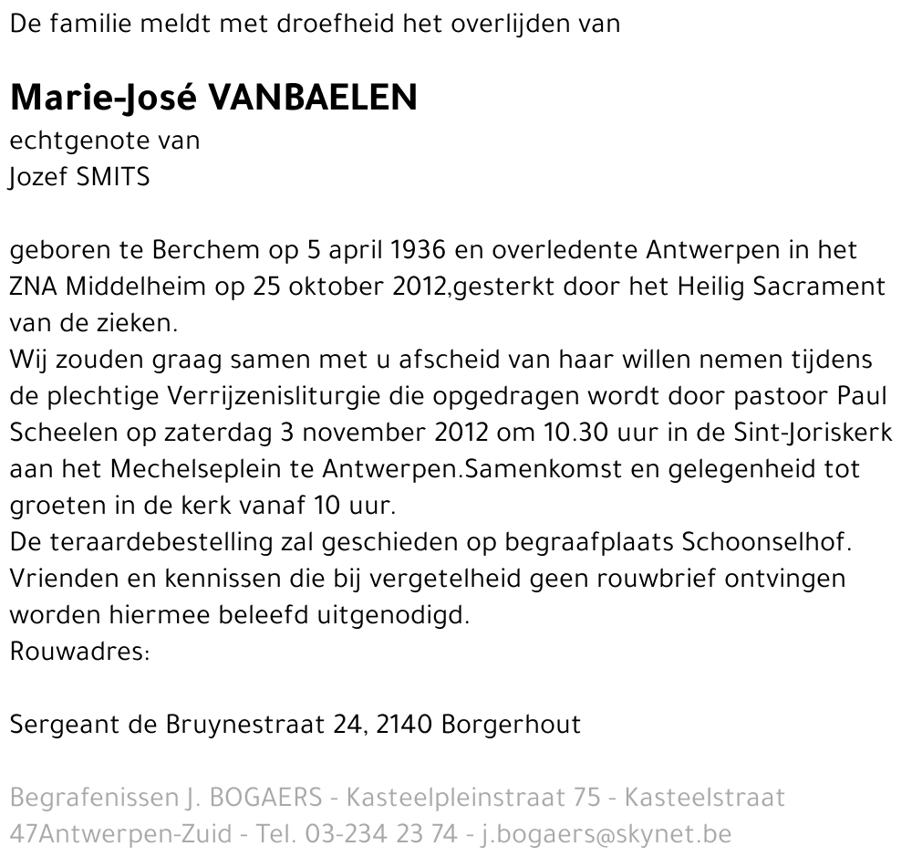 Marie-José Vanbaelen