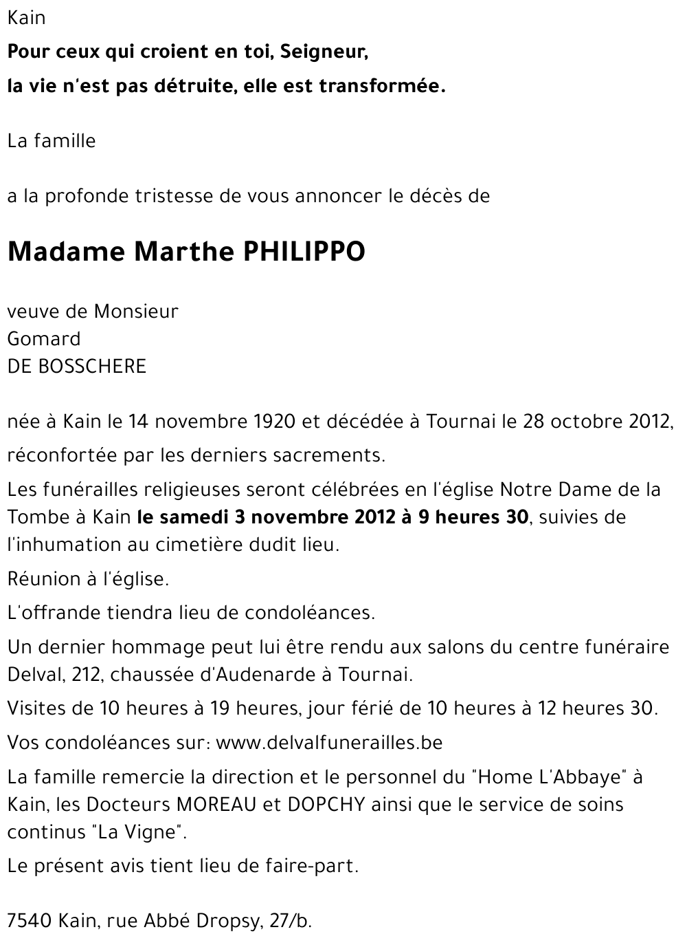 Marthe PHILIPPO