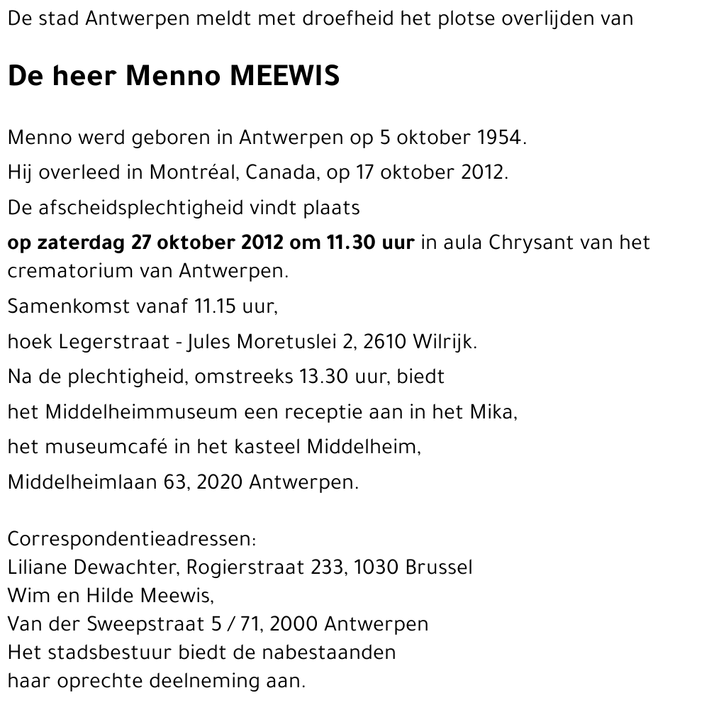 Menno MEEWIS