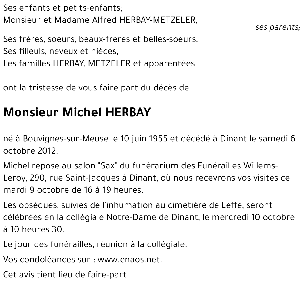 Michel HERBAY