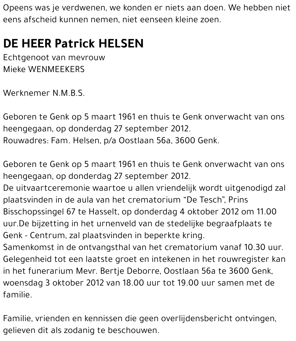Patrick HELSEN