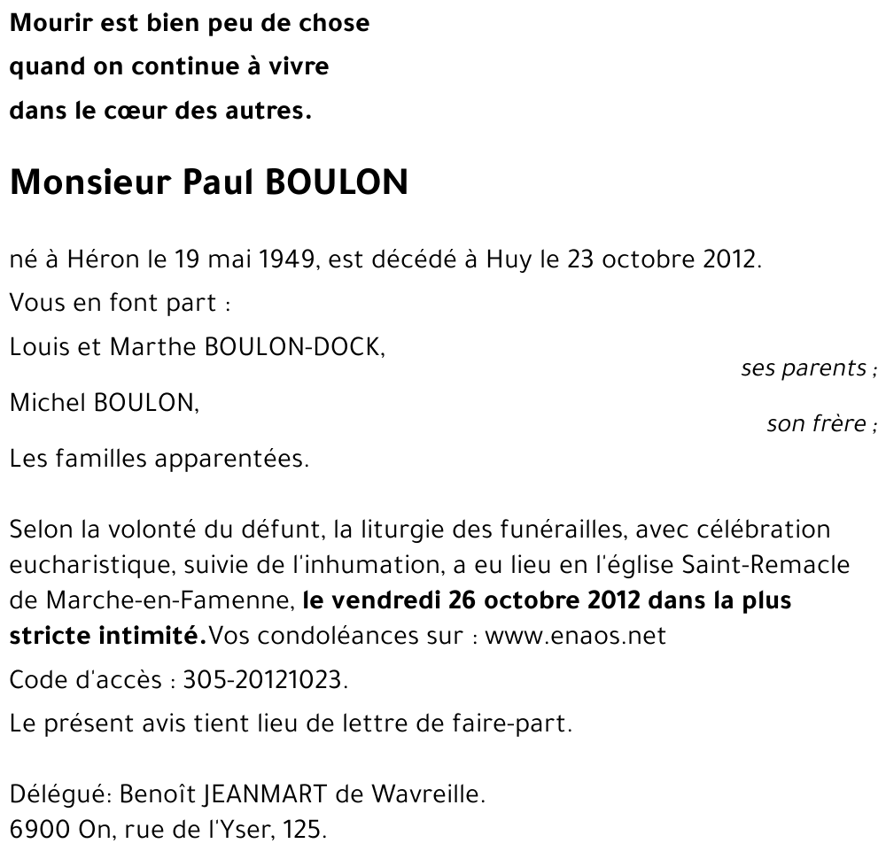 Paul BOULON
