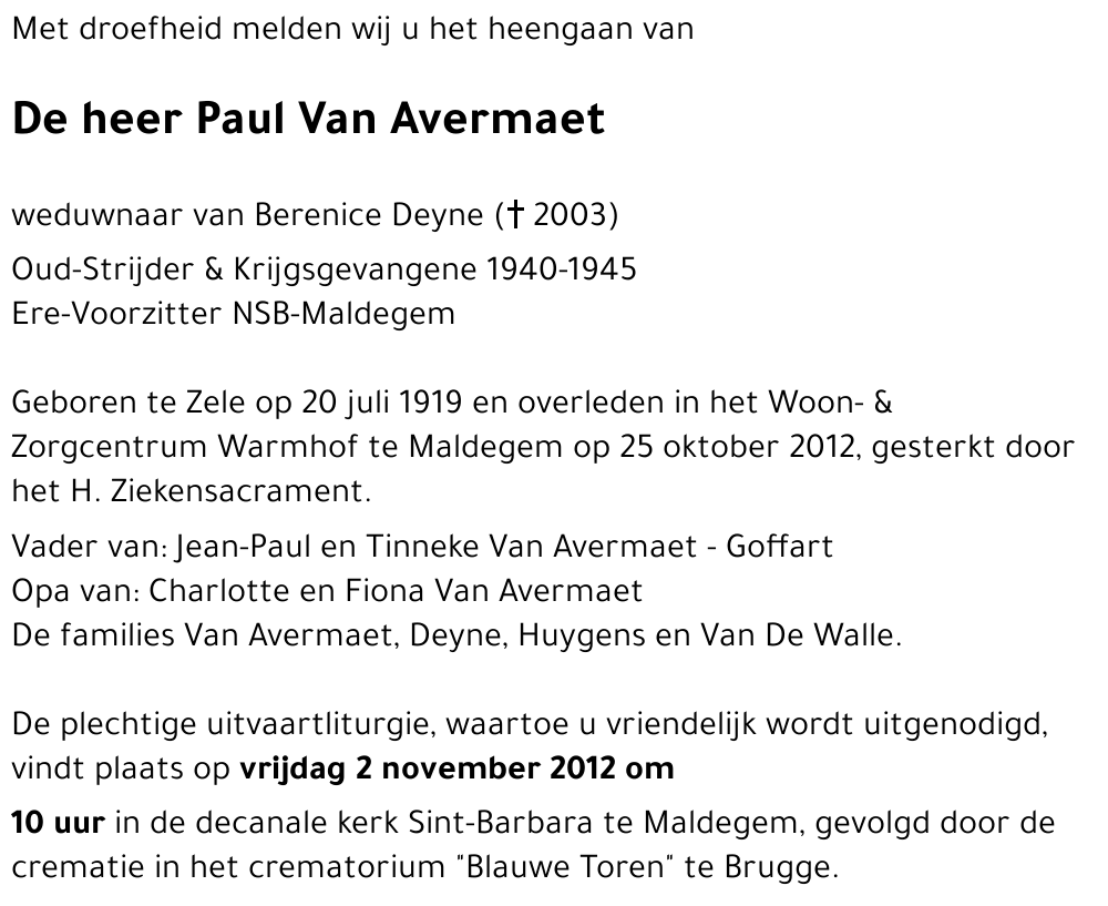 Paul VAN AVERMAET