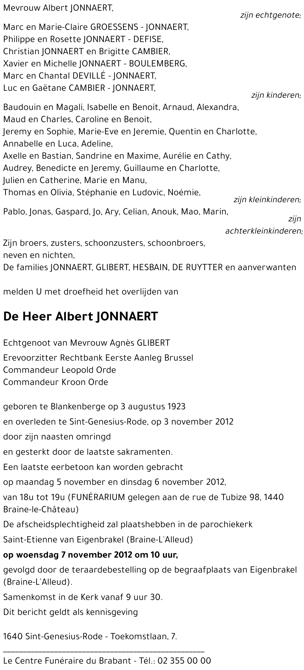 Albert JONNAERT