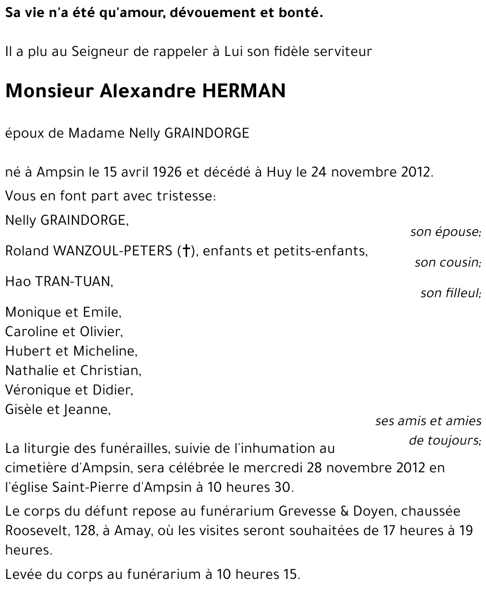 Alexandre HERMAN