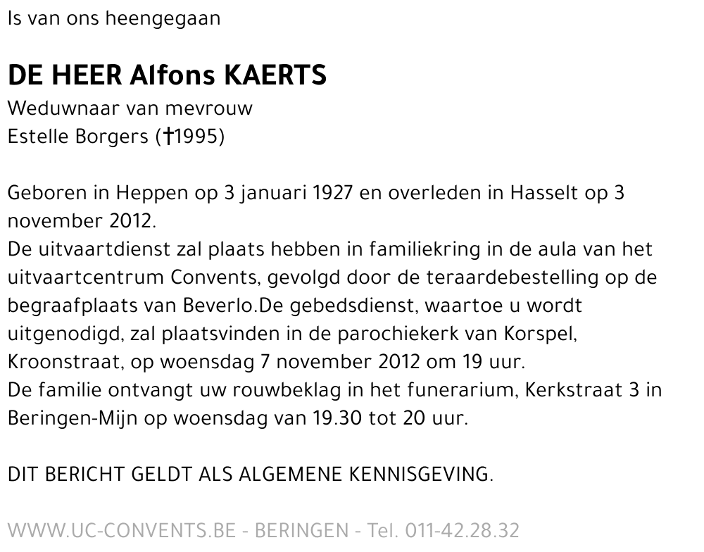 Alfons Kaerts