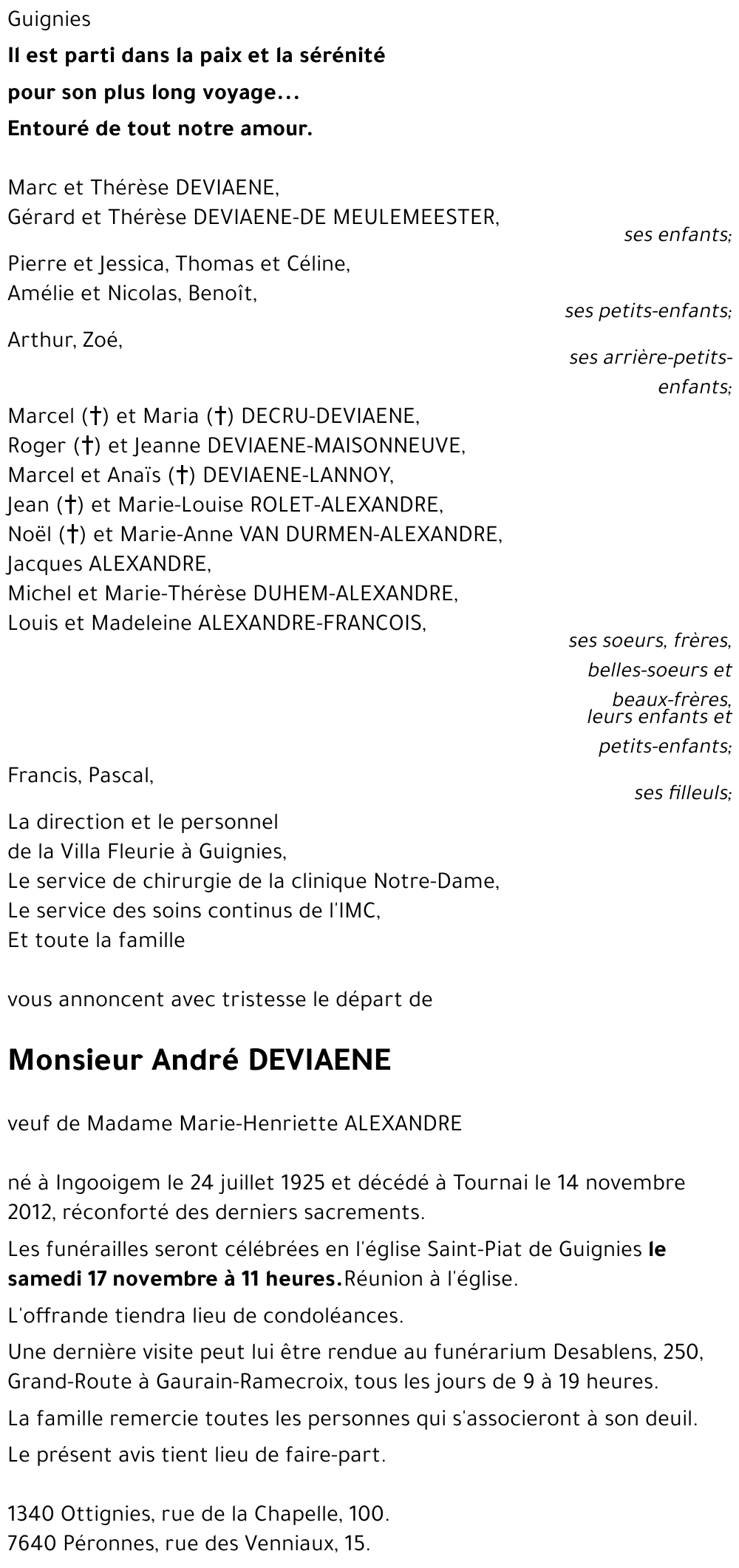 André DEVIAENE