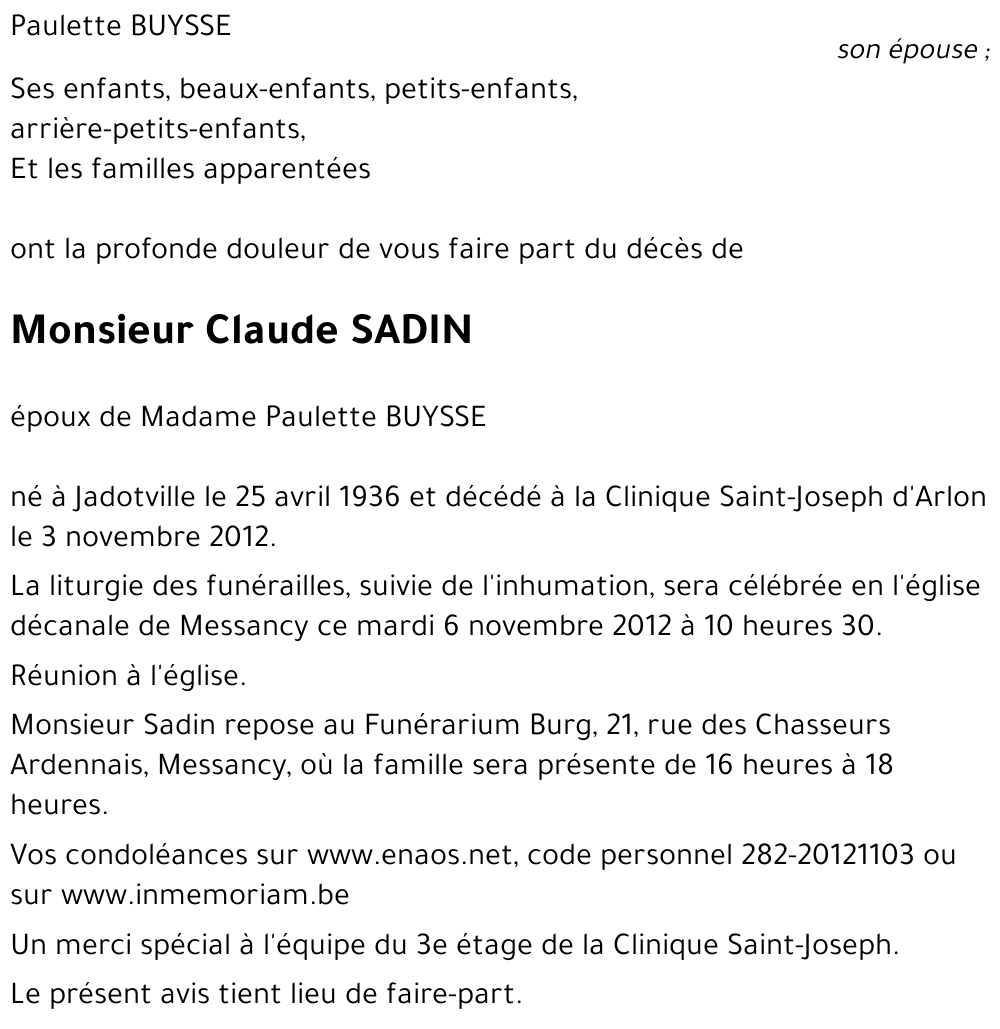 Claude SADIN
