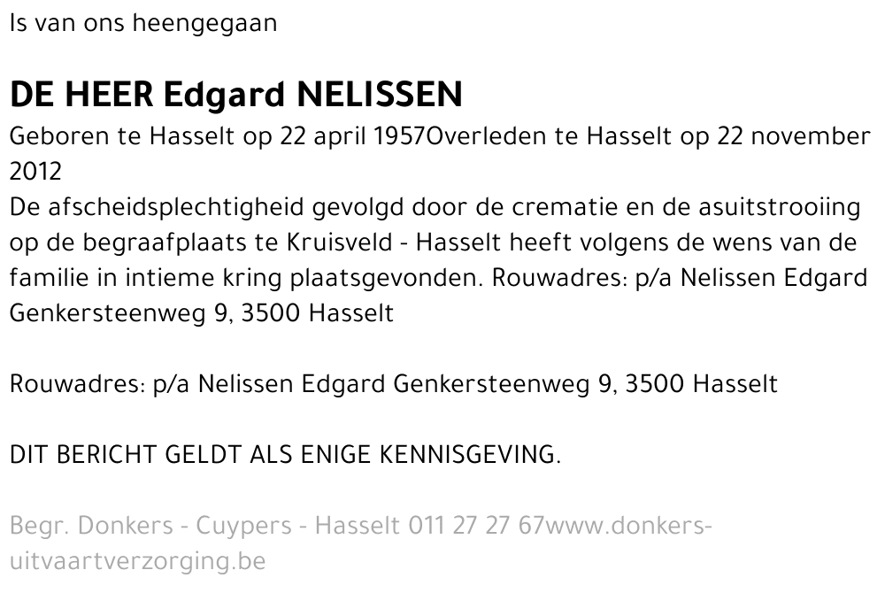 Edgard Nelissen