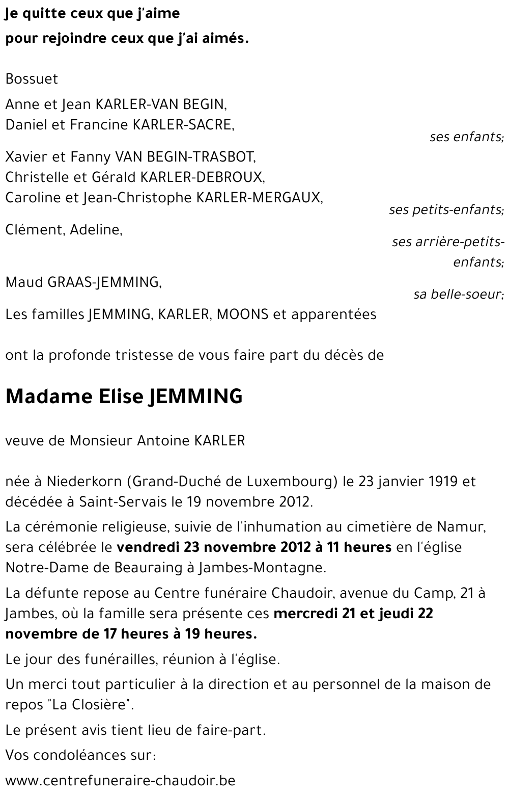 Elise JEMMING