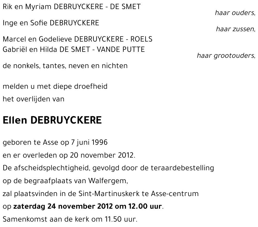 Ellen DEBRUYCKERE
