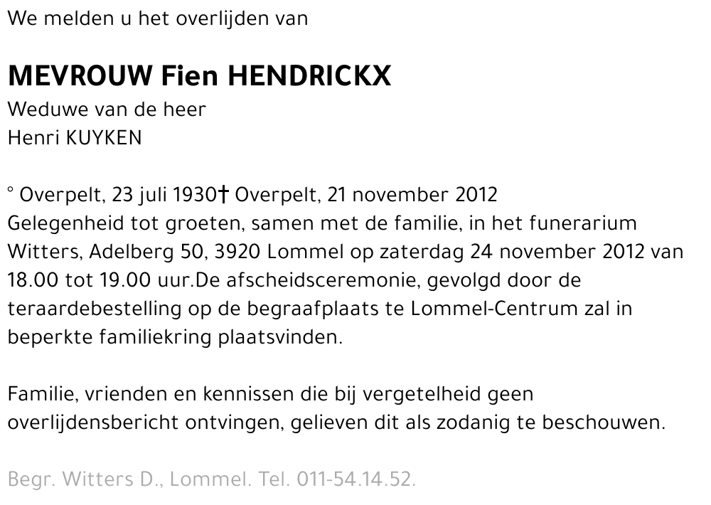 Fien Hendrickx