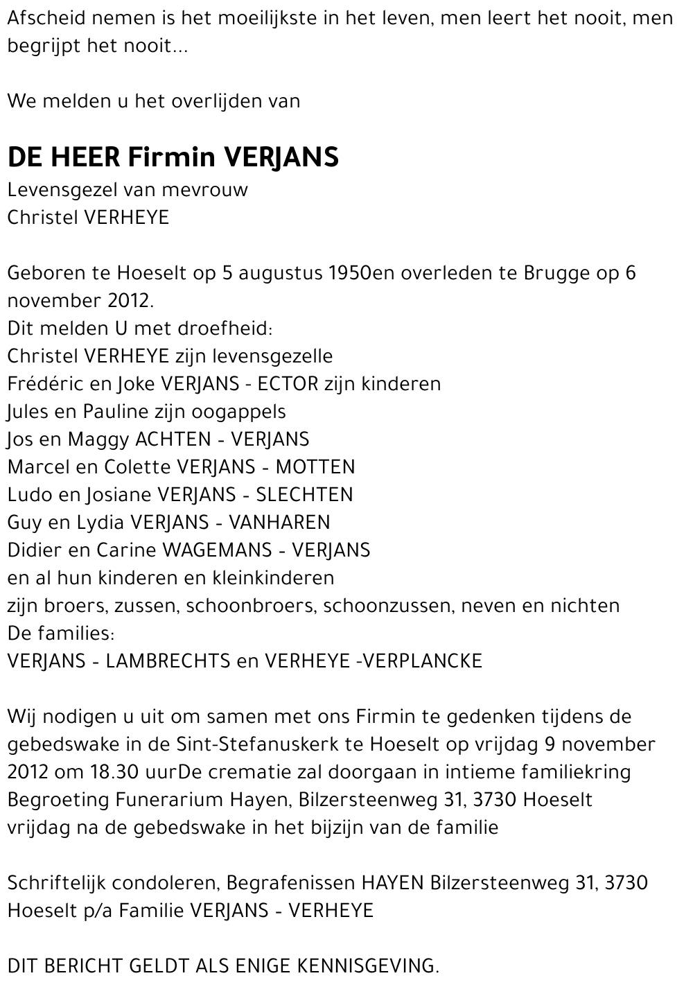 Firmin VERJANS
